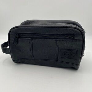 Dickies Black Doop Shave Kit Zip Toiletry Cosmetic Travel Bag Zipper Pockets